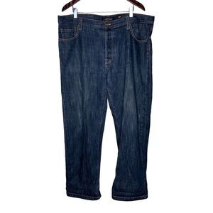 VTG Ed Hardy Denim Button Front Jeans Loose Fit Wide Leg By Christian Audigier S
